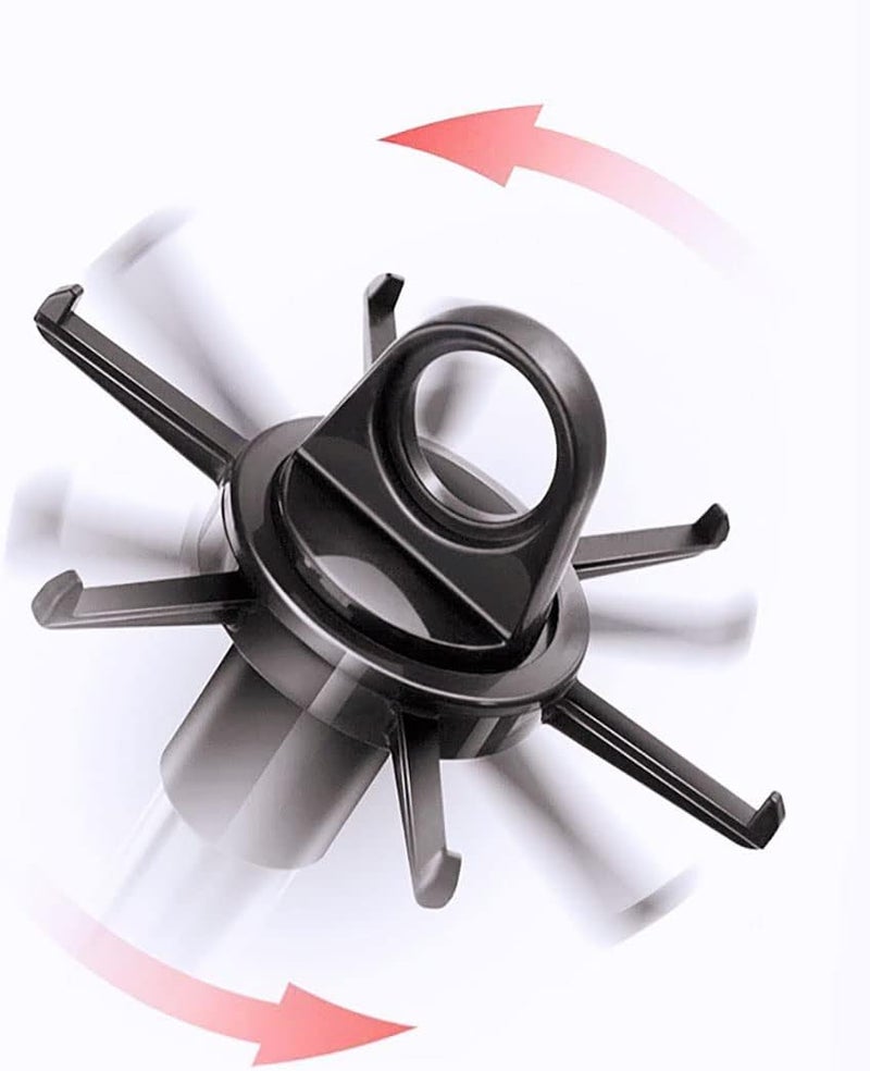 YCSSSD Kitchen ware Storage Rack, Stainless Steel Kitchen Utensil Holder Organizer, Countertop 360 Degree Rotating Utensil Holder for Kitchen Counter with 6 Hooks. - Image 4